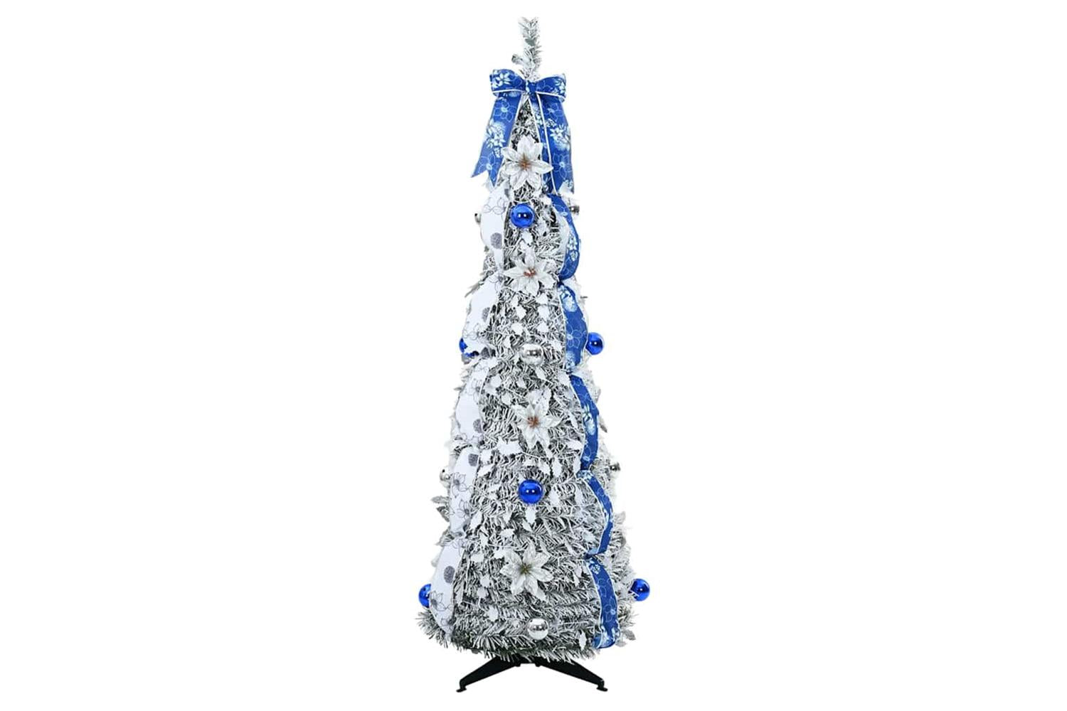 Vidaxl Artificial Christmas Tree With 50 Leds Green 120 Cm Pvc-4