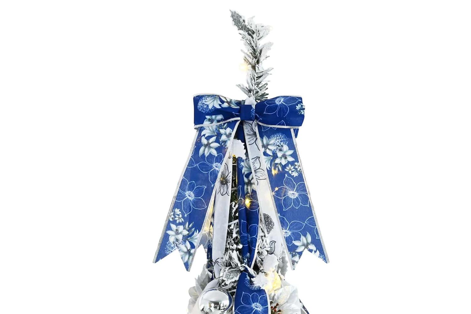 Vidaxl Artificial Christmas Tree With 200 Leds Green 210 Cm Pvc-5