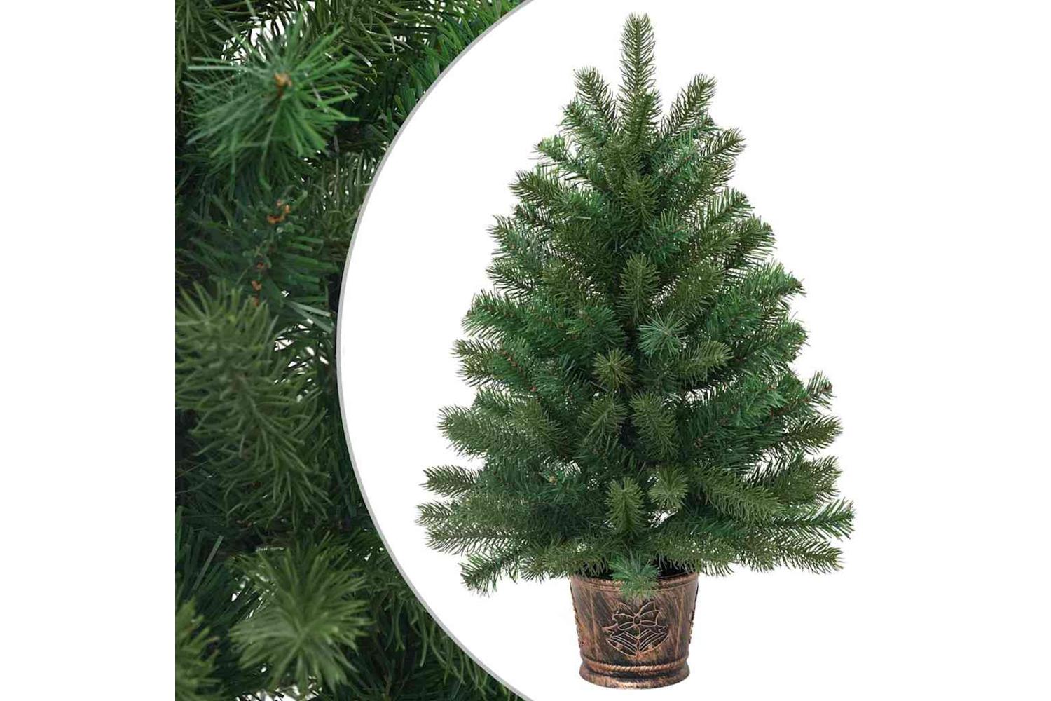 Vidaxl Artificial Christmas Tree Green 95 Cm Pvc Pe And Steel-2