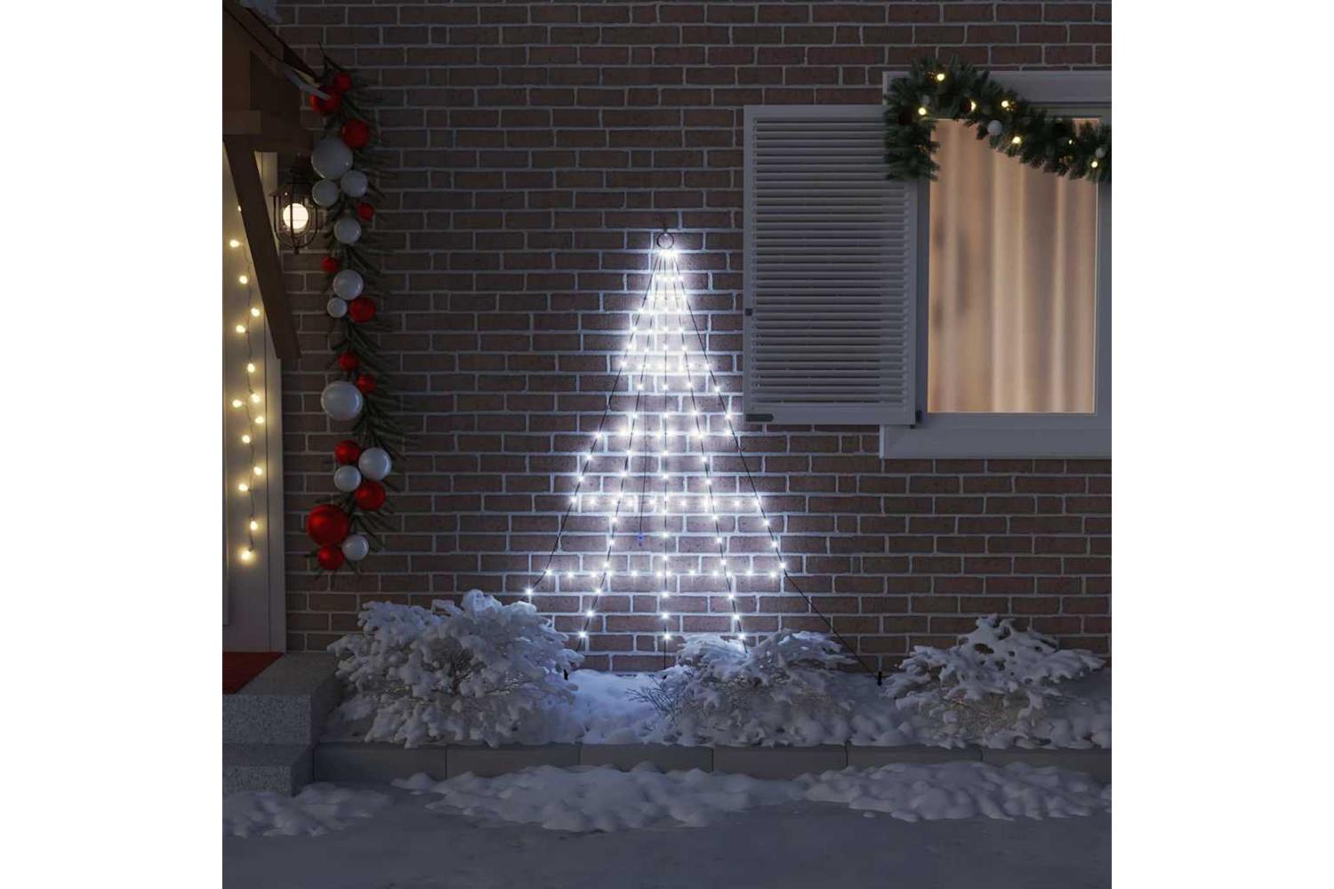 Vidaxl Led Christmas Tree With Ground Spikes Cool White 180 Cm Metal-3