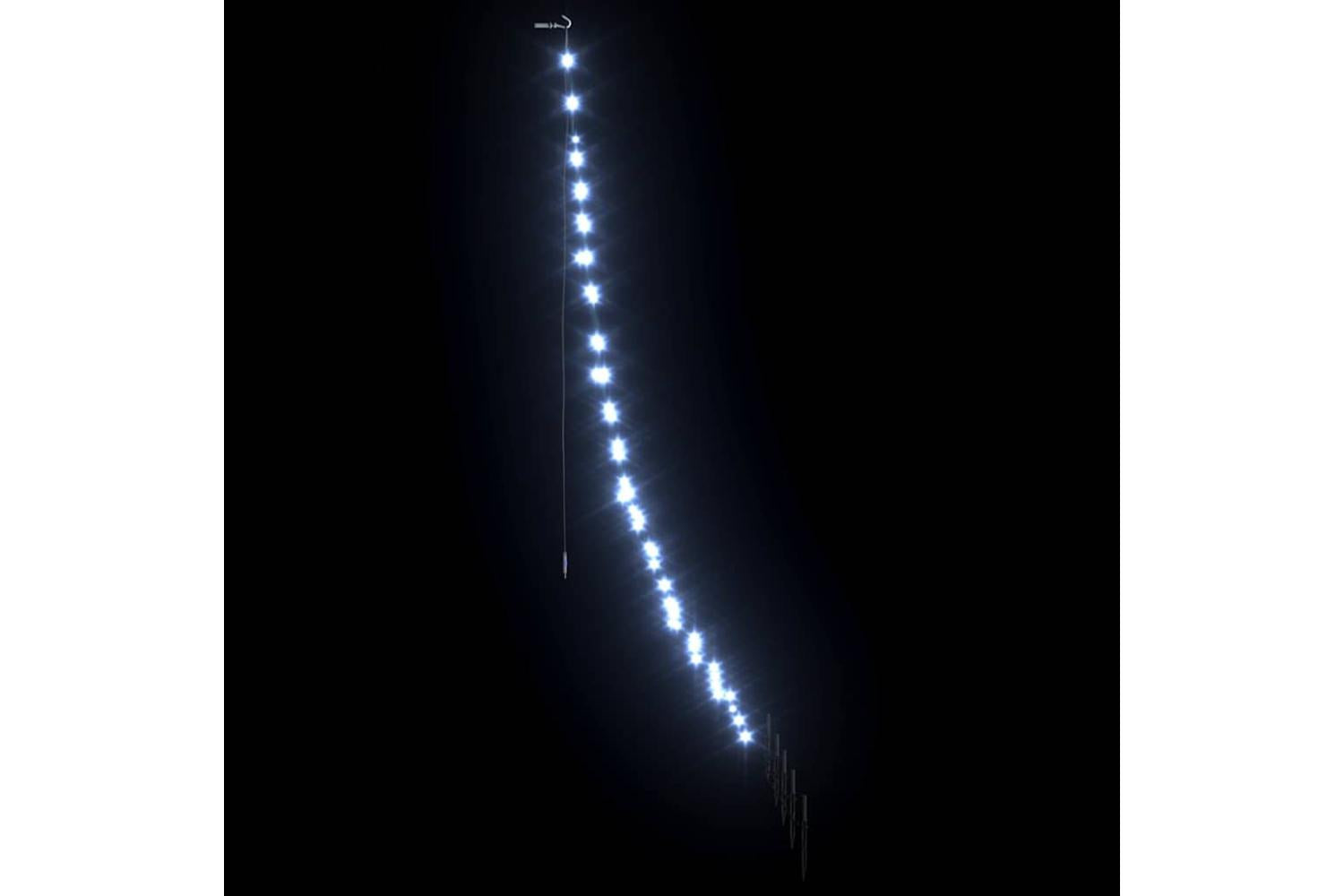 Vidaxl Led Christmas Tree With Ground Spikes Cool White 180 Cm Metal-5