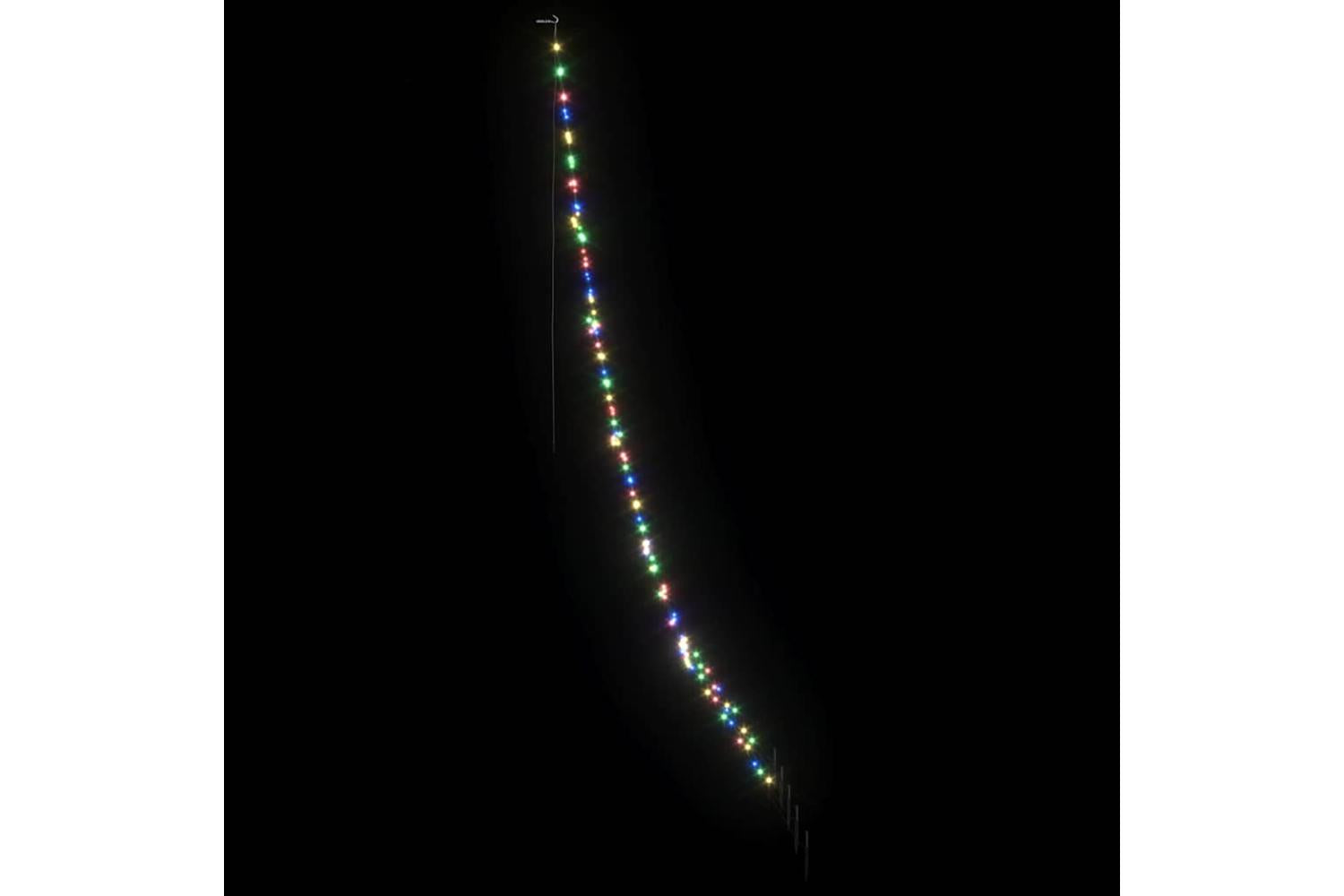 Vidaxl Led Christmas Tree With Ground Spikes Multicolour 300 Cm Metal-5