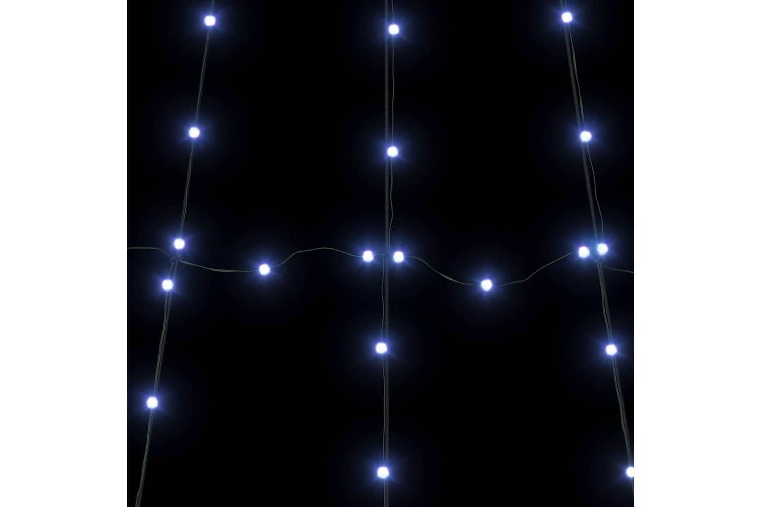Vidaxl Led Christmas Tree With Ground Spikes Blue 500 Cm Metal-9