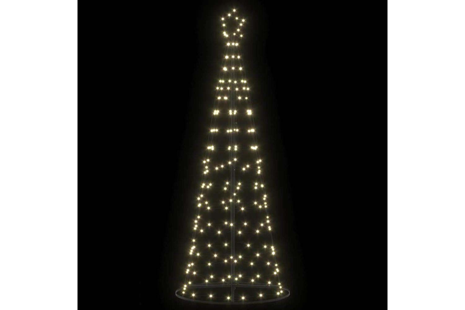 Vidaxl Led Christmas Tree With 390 Leds Warm White 250 Cm Iron-4