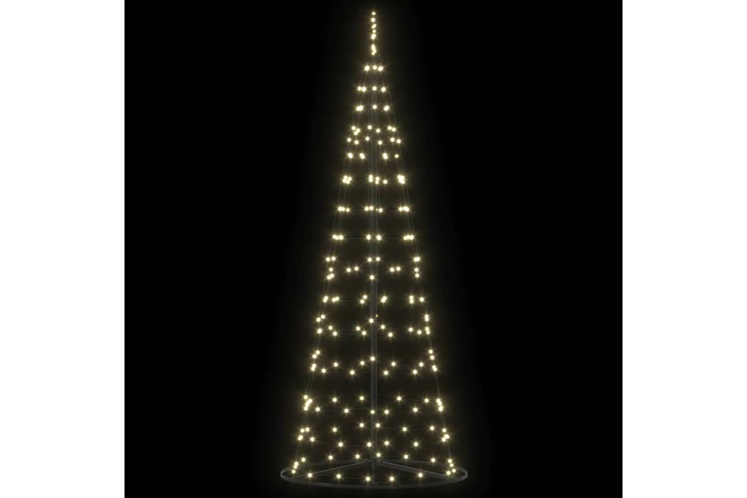 Vidaxl Led Christmas Tree With 390 Leds Warm White 250 Cm Iron-5