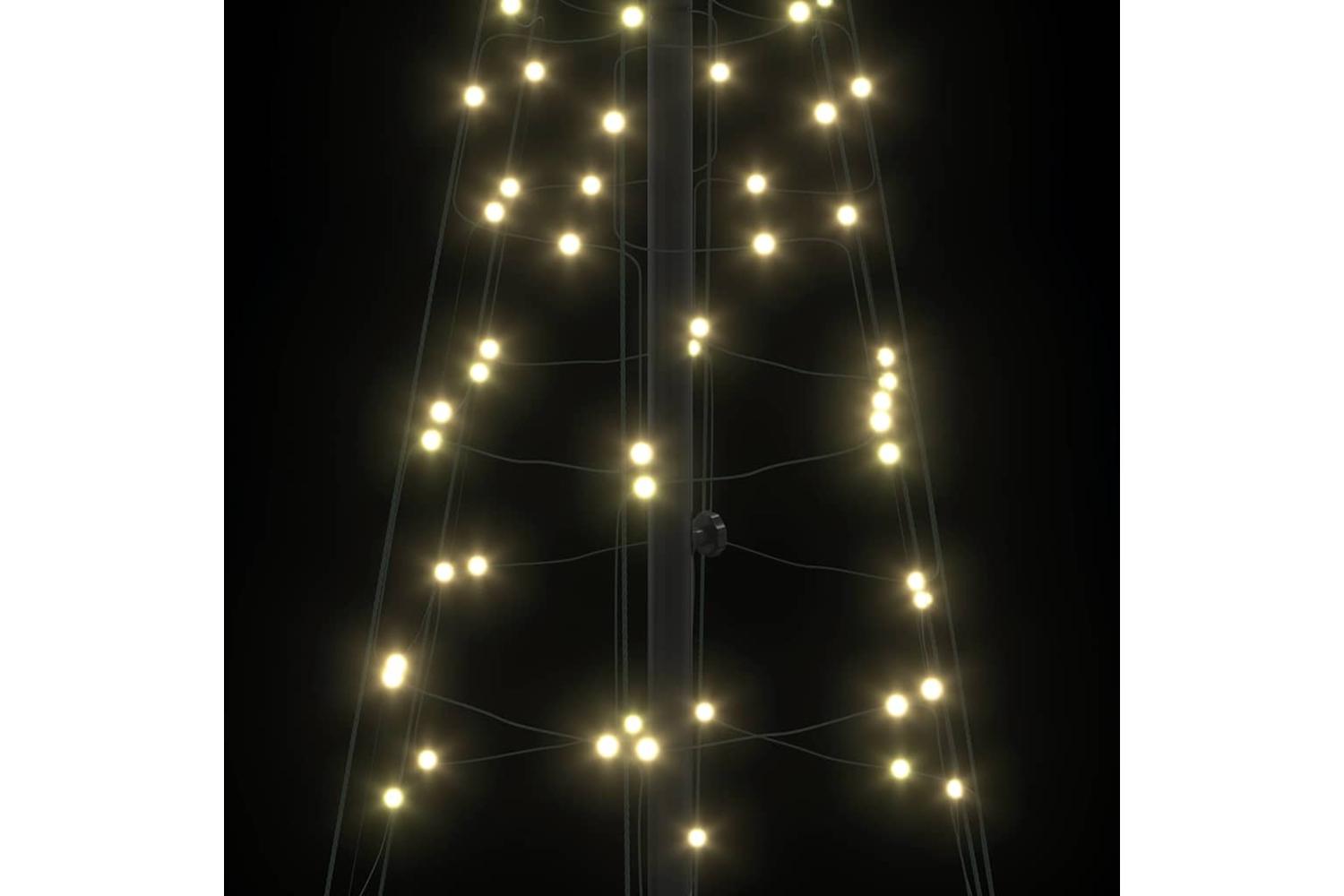 Vidaxl Led Christmas Tree With 390 Leds Warm White 250 Cm Iron-7