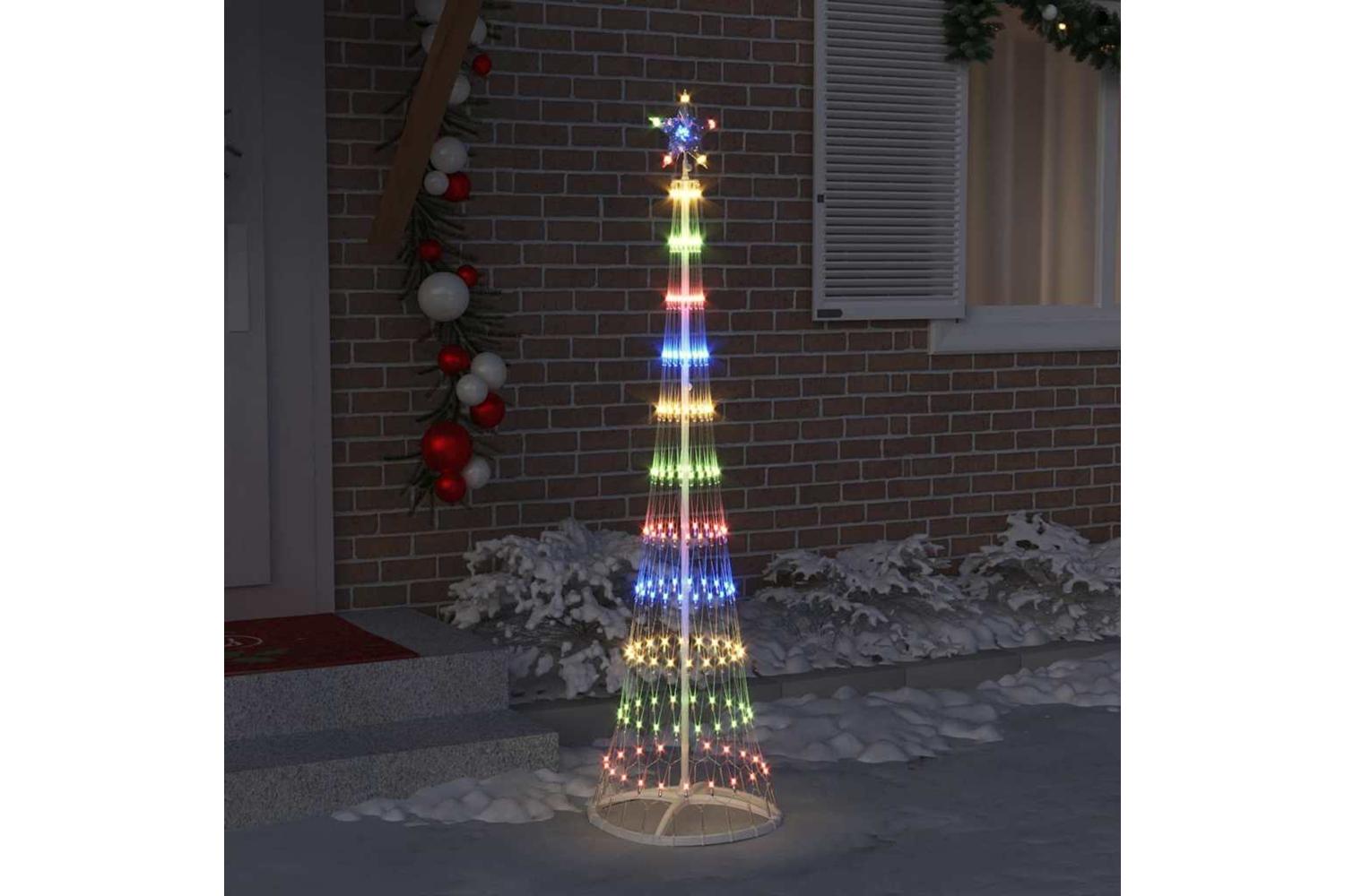 Vidaxl Led Christmas Tree Multicolour 51 X 51 X 190 Cm Metal-3