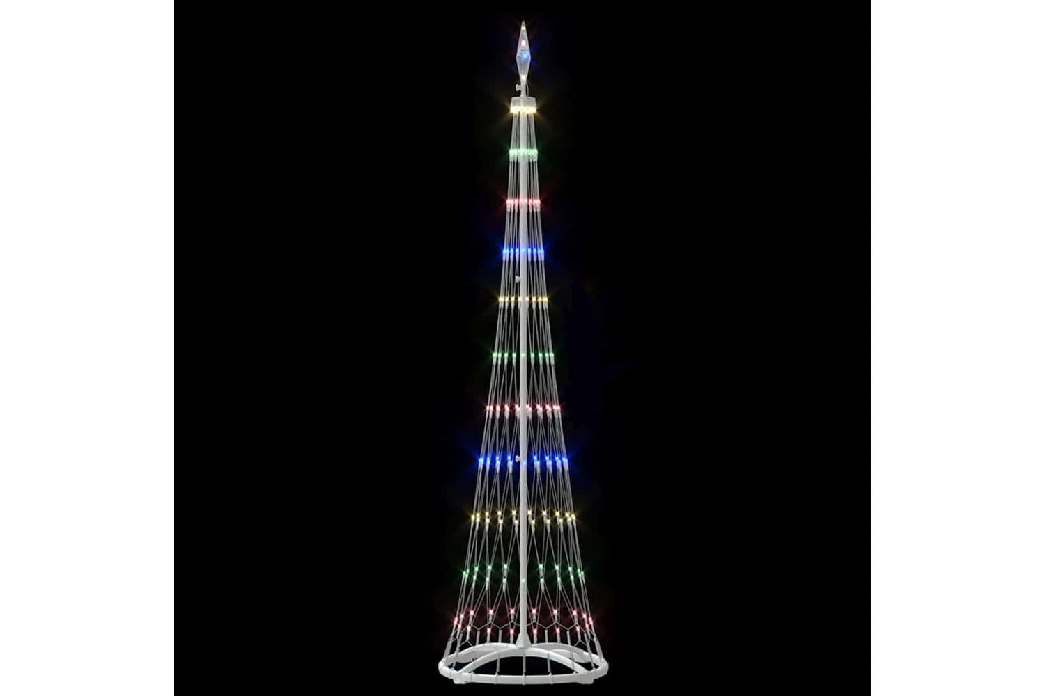 Vidaxl Led Christmas Tree Multicolour 51 X 51 X 190 Cm Metal-5