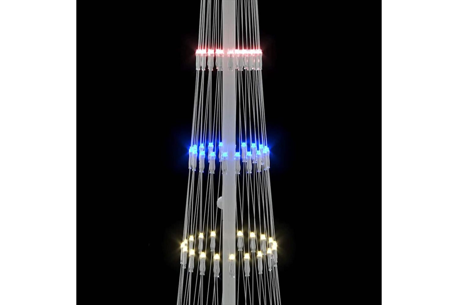 Vidaxl Led Christmas Tree Multicolour 51 X 51 X 190 Cm Metal-7
