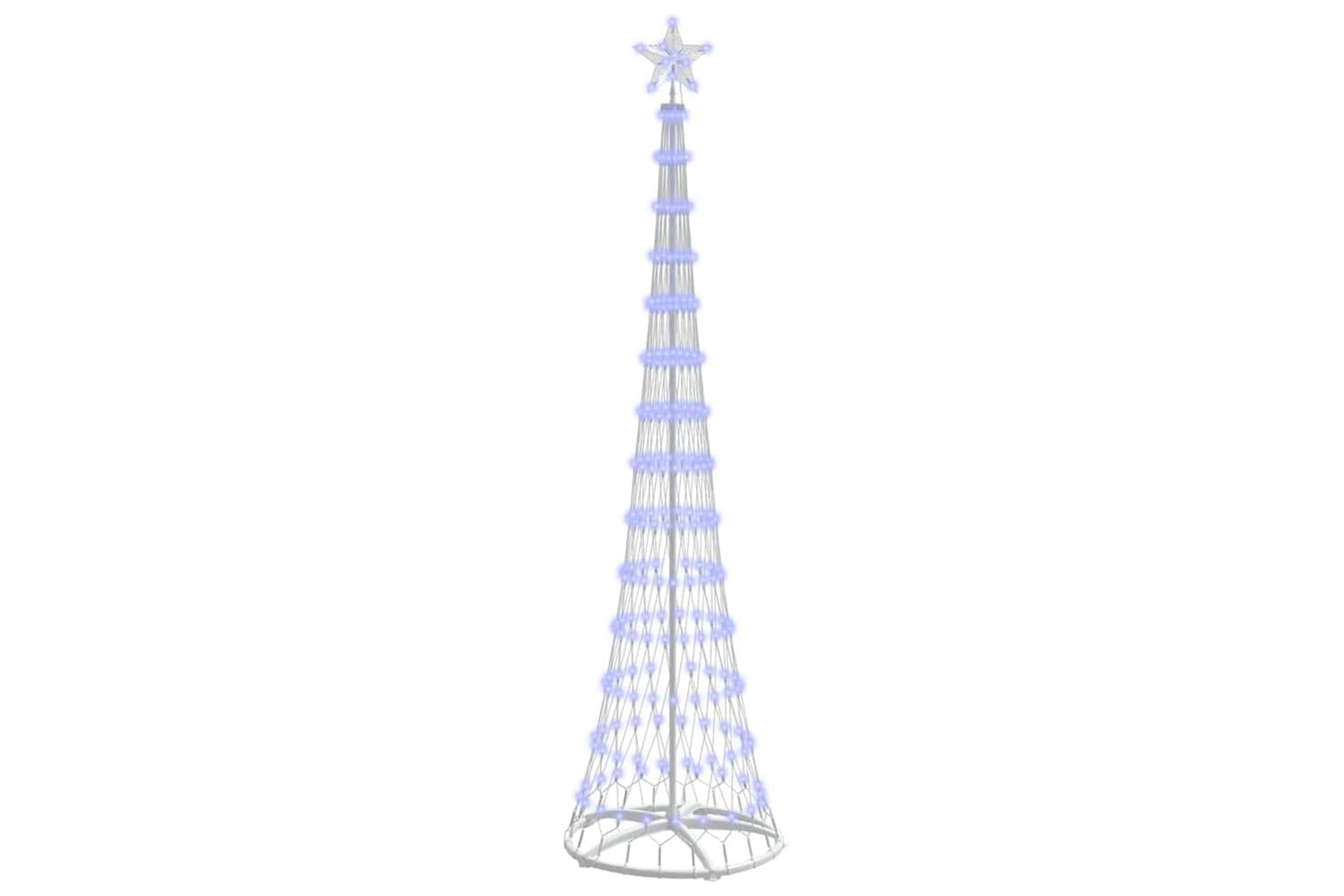 Vidaxl Led Christmas Tree With 290 Leds Blue 70 X 70 X 250 Cm Metal