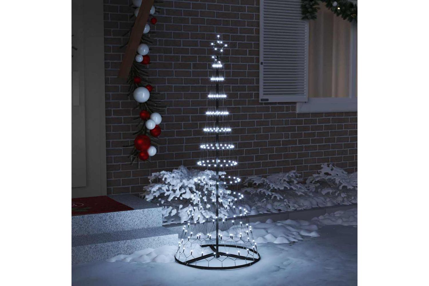 Vidaxl Led Christmas Tree Cool White 71 X 71 X 1845 Cm Metal-3