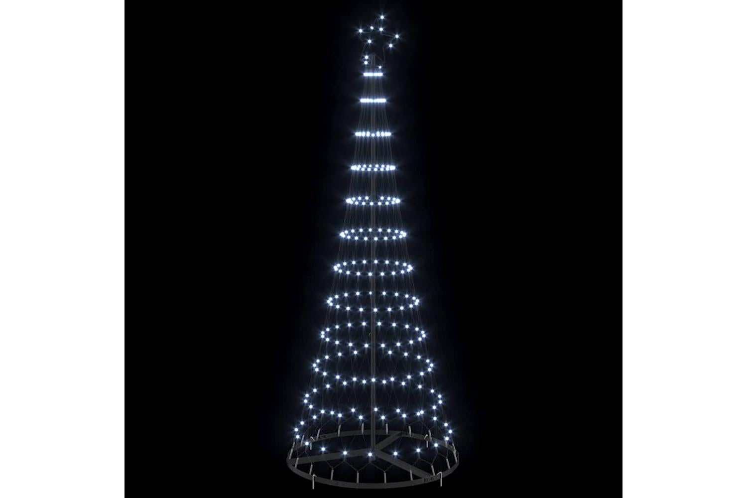 Vidaxl Led Christmas Tree Cool White 71 X 71 X 1845 Cm Metal-4