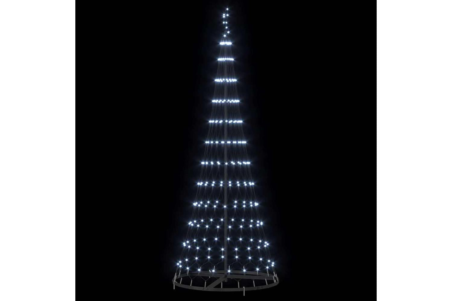 Vidaxl Led Christmas Tree Cool White 71 X 71 X 1845 Cm Metal-5