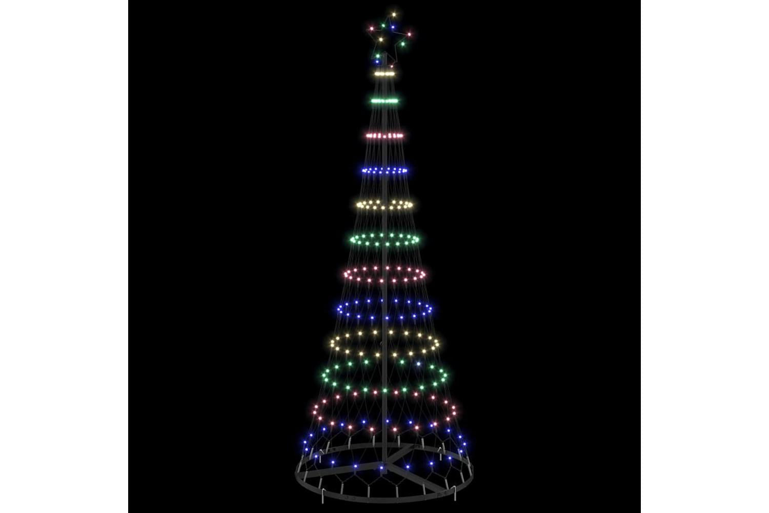 Vidaxl Led Christmas Tree Multicolour 71 X 71 X 1845 Cm Metal-4