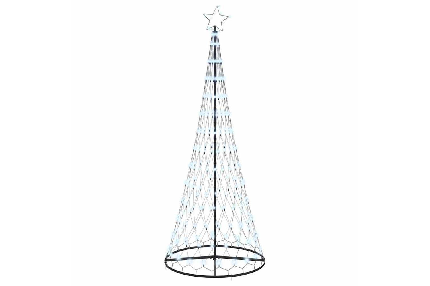 Vidaxl Led Christmas Tree Cool White 100 X 100 X 250 Cm Metal-2