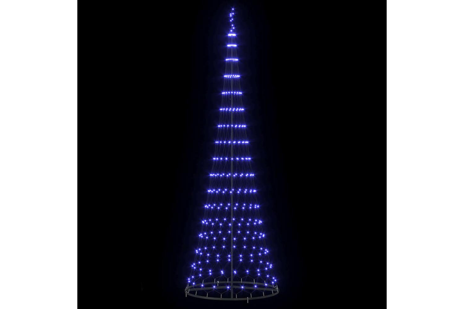 Vidaxl Led Christmas Tree Blue 1005 X 1005 X 3025 Cm Metal-5