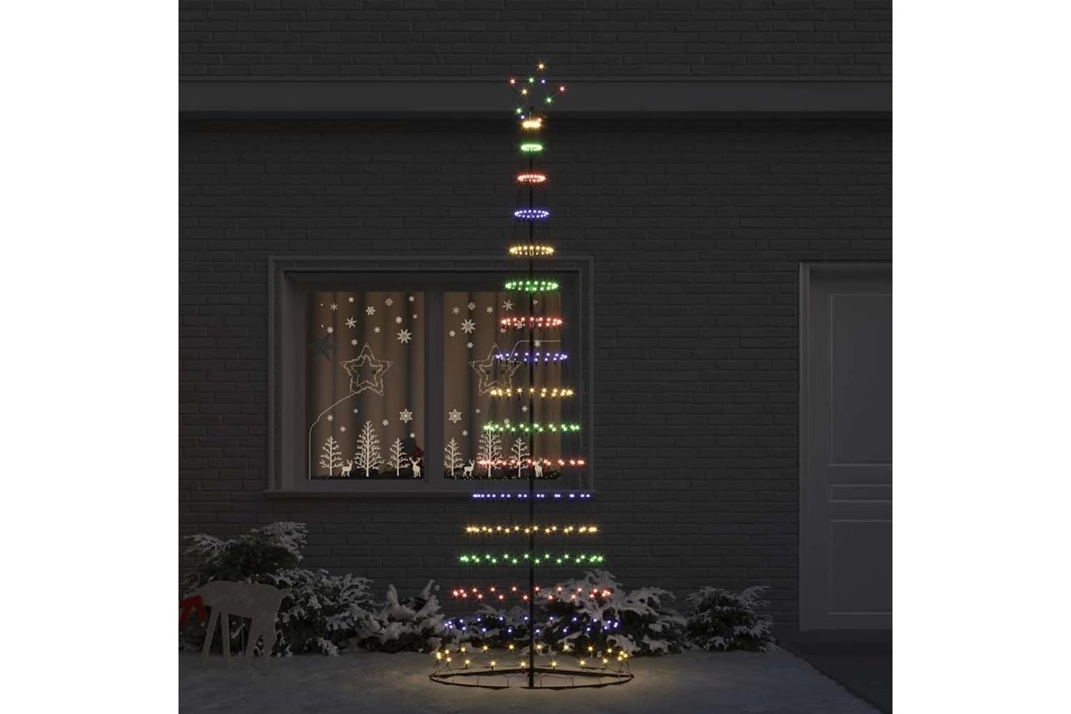 Vidaxl Led Christmas Tree Multicolour 1005 X 1005 X 3025 Cm Metal-3