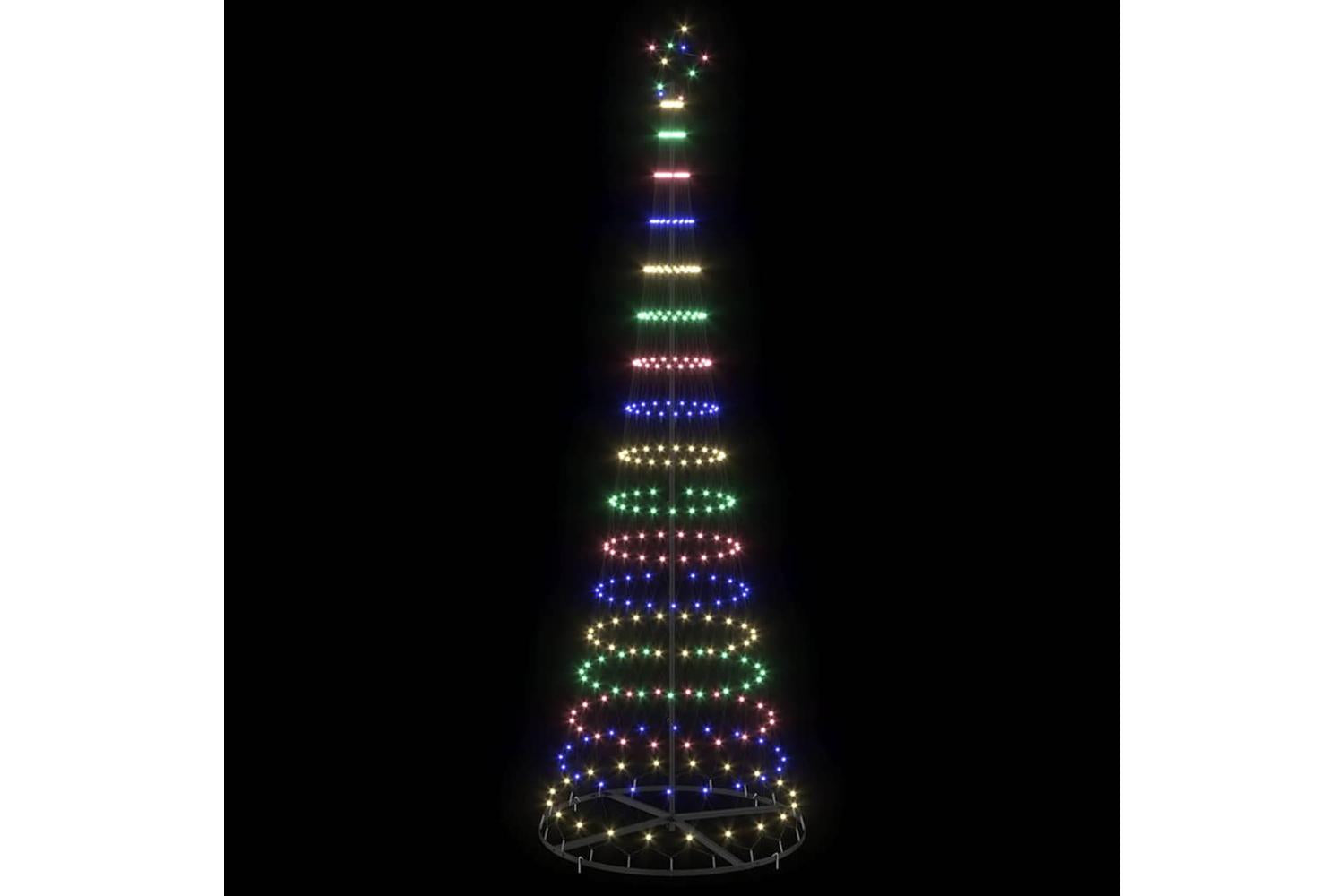 Vidaxl Led Christmas Tree Multicolour 1005 X 1005 X 3025 Cm Metal-4