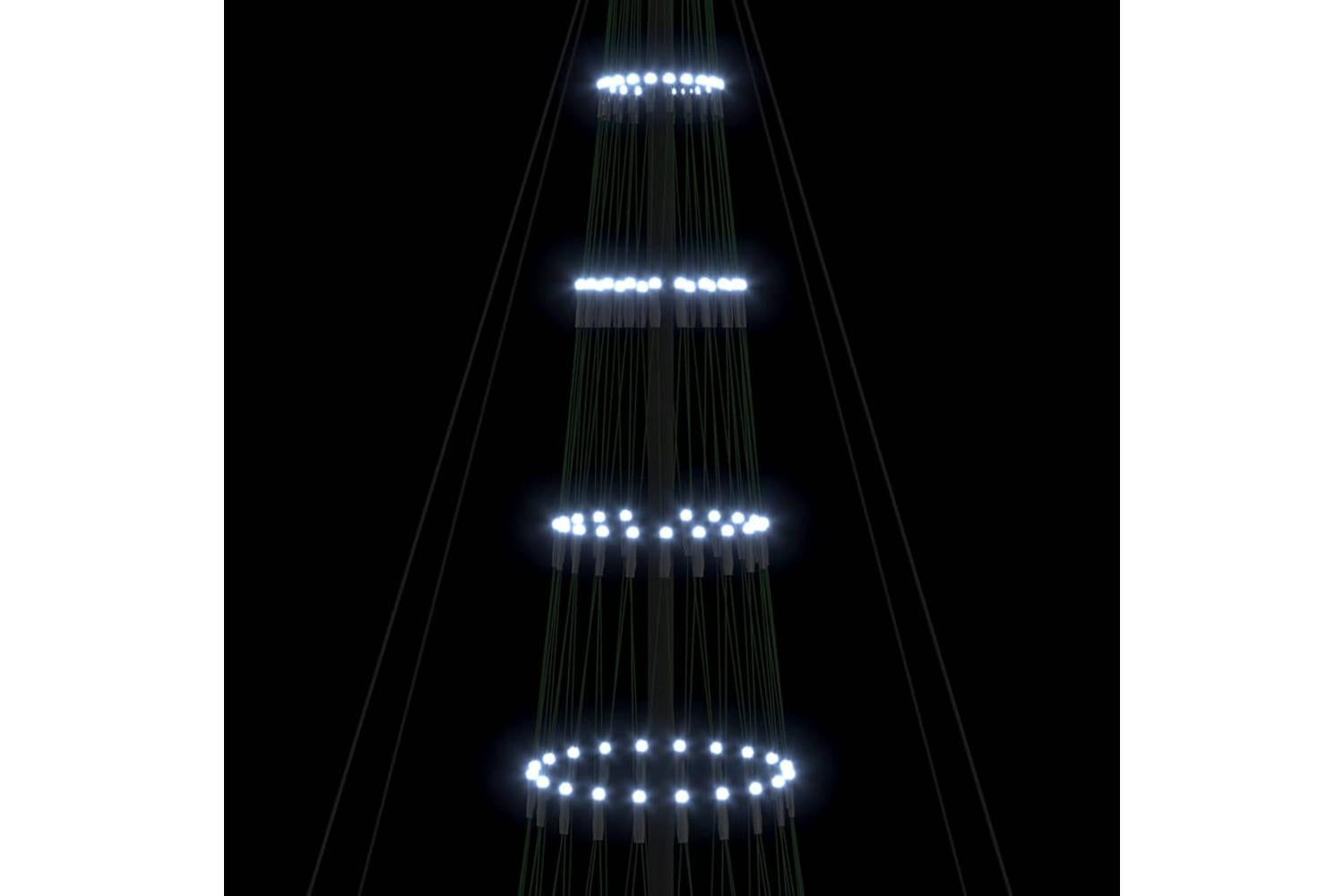 Vidaxl Led Christmas Tree Cool White 1385 X 1385 X 399 Cm Metal-7