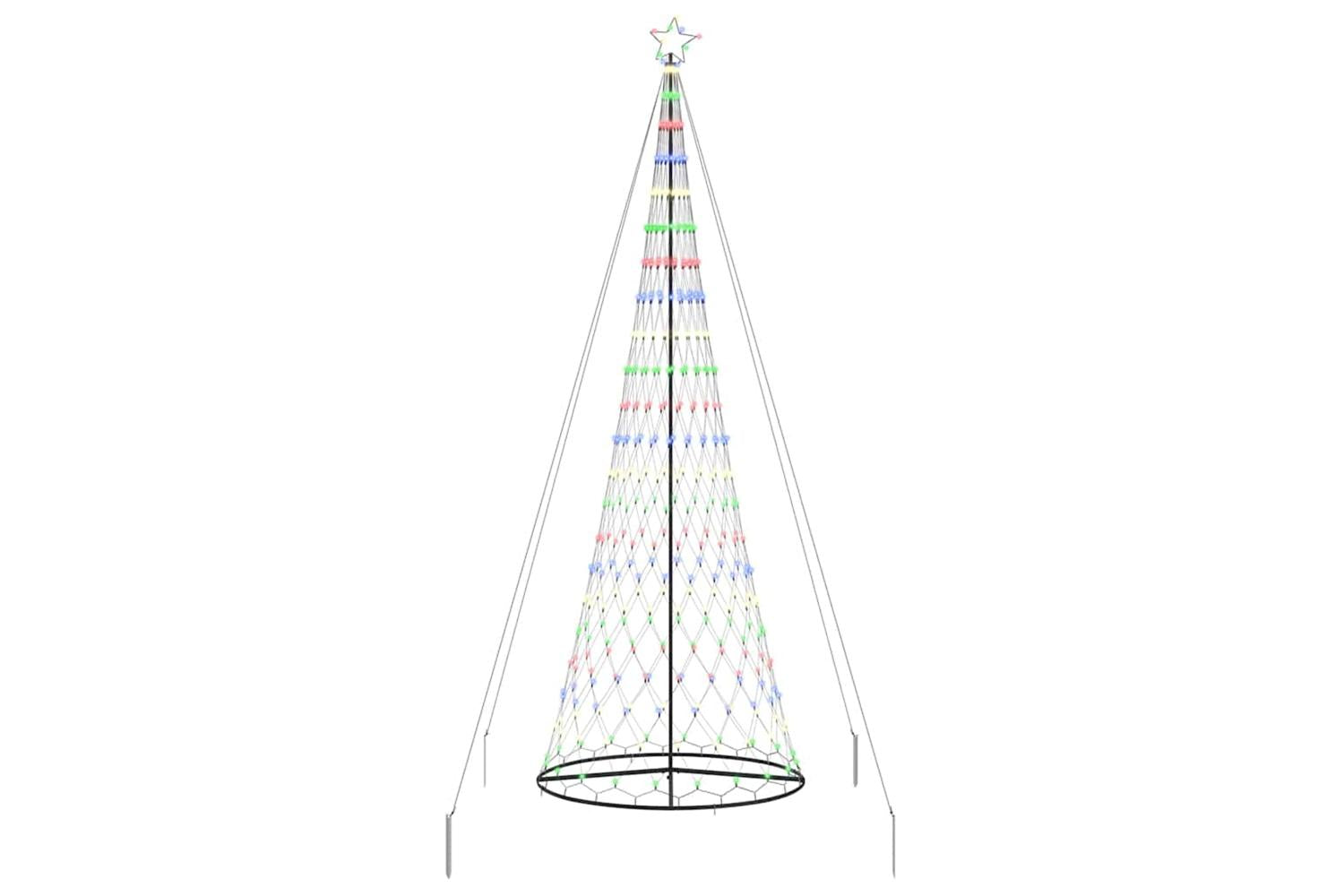 Vidaxl Led Christmas Tree Multicolour 1385 X 1385 X 399 Cm Metal-2