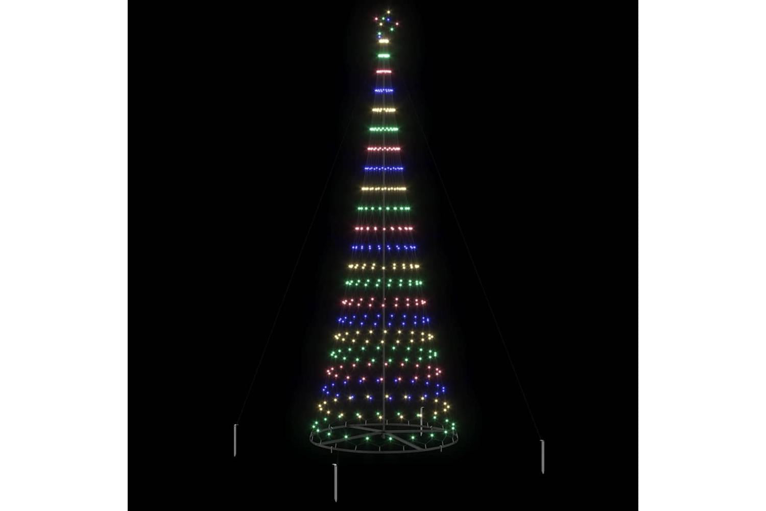 Vidaxl Led Christmas Tree Multicolour 1385 X 1385 X 399 Cm Metal-4