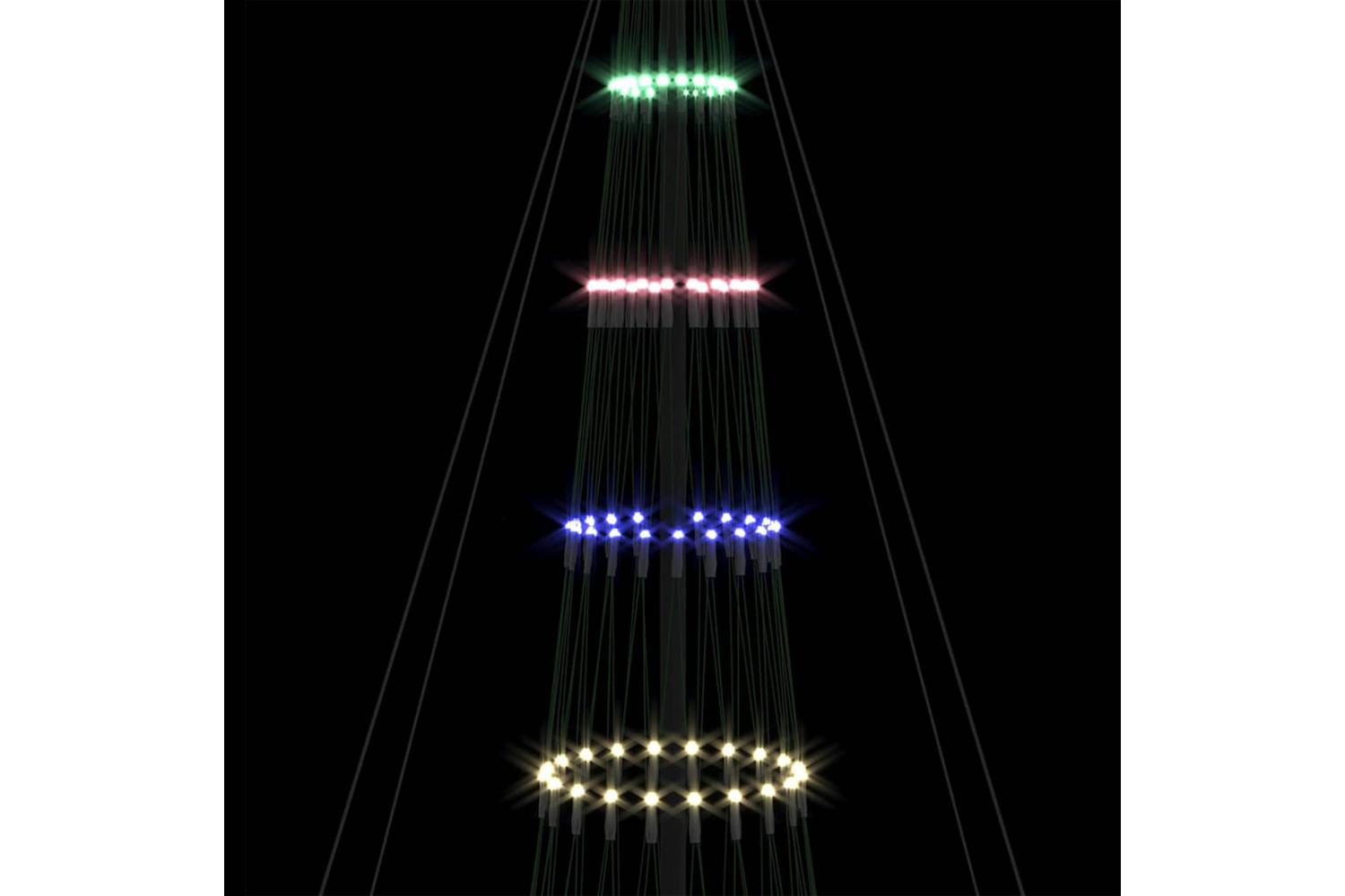 Vidaxl Led Christmas Tree Multicolour 1385 X 1385 X 399 Cm Metal-7