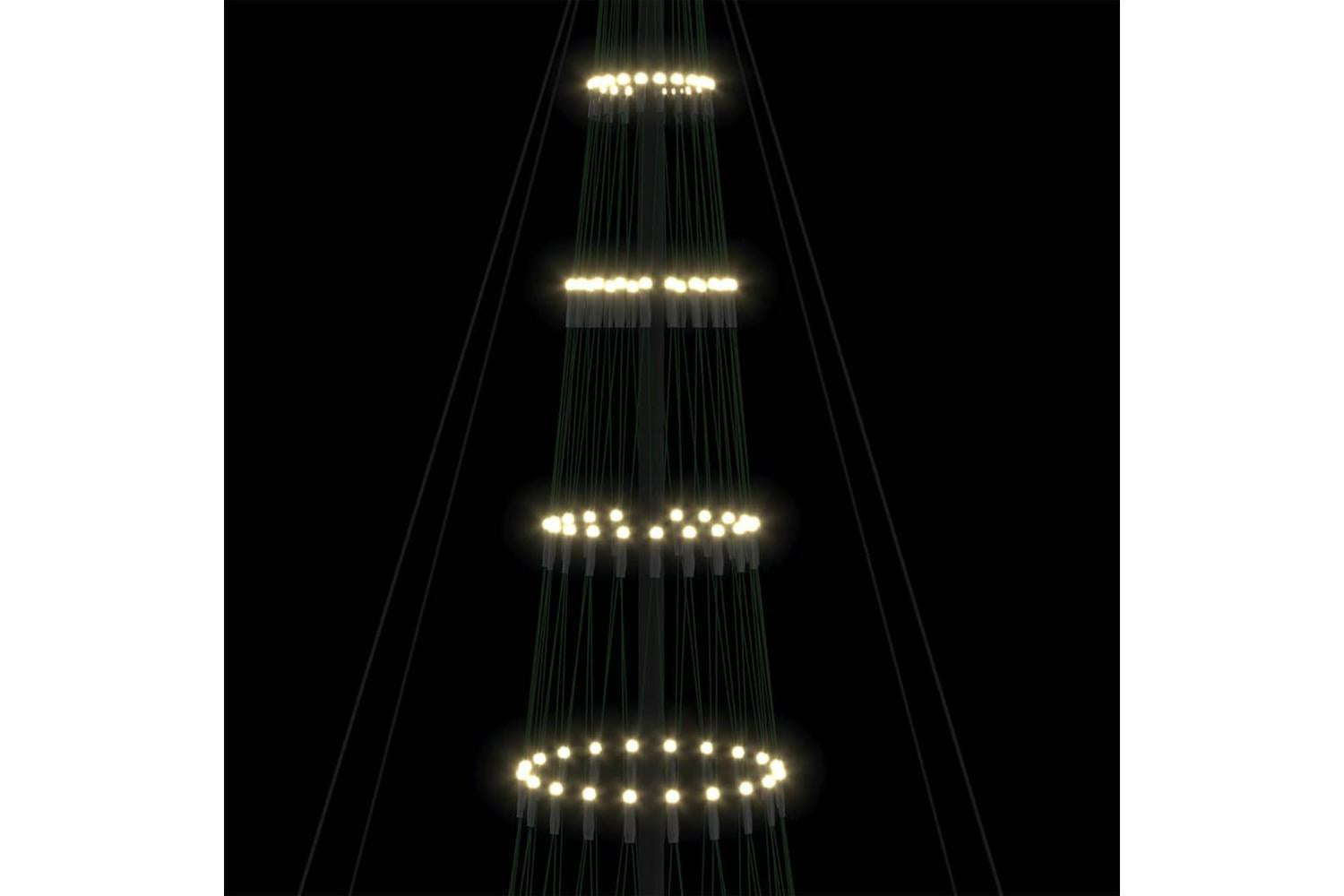 Vidaxl Led Christmas Tree Warm White 160 X 160 X 500 Cm Metal-7