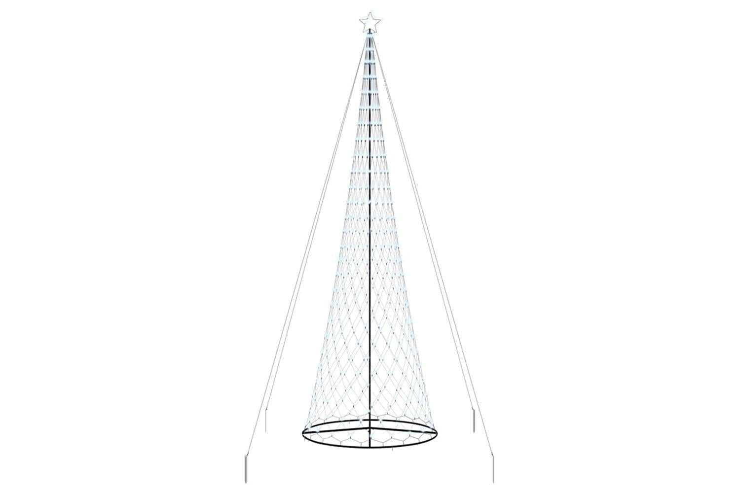 Vidaxl Led Christmas Tree Cool White 160 X 160 X 500 Cm Metal-2