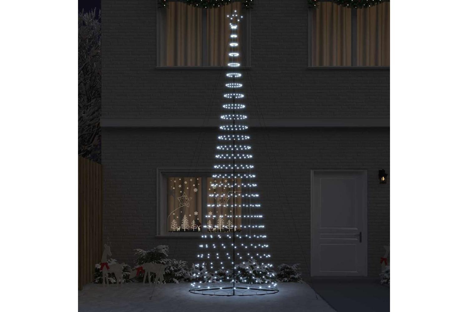 Vidaxl Led Christmas Tree Cool White 160 X 160 X 500 Cm Metal-3