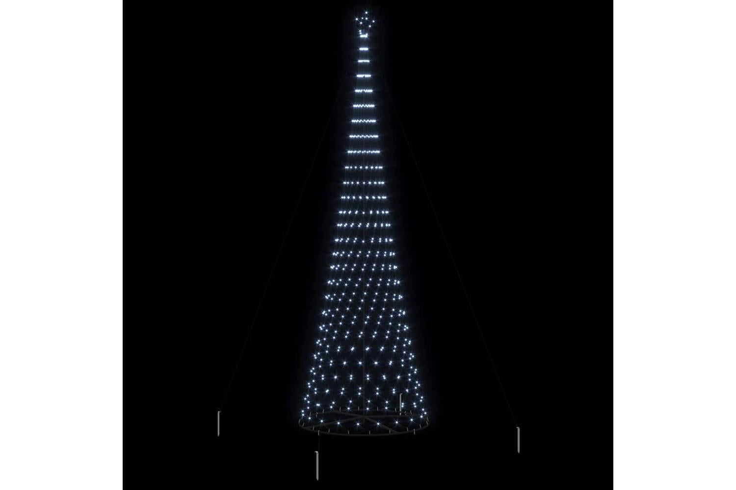 Vidaxl Led Christmas Tree Cool White 160 X 160 X 500 Cm Metal-4