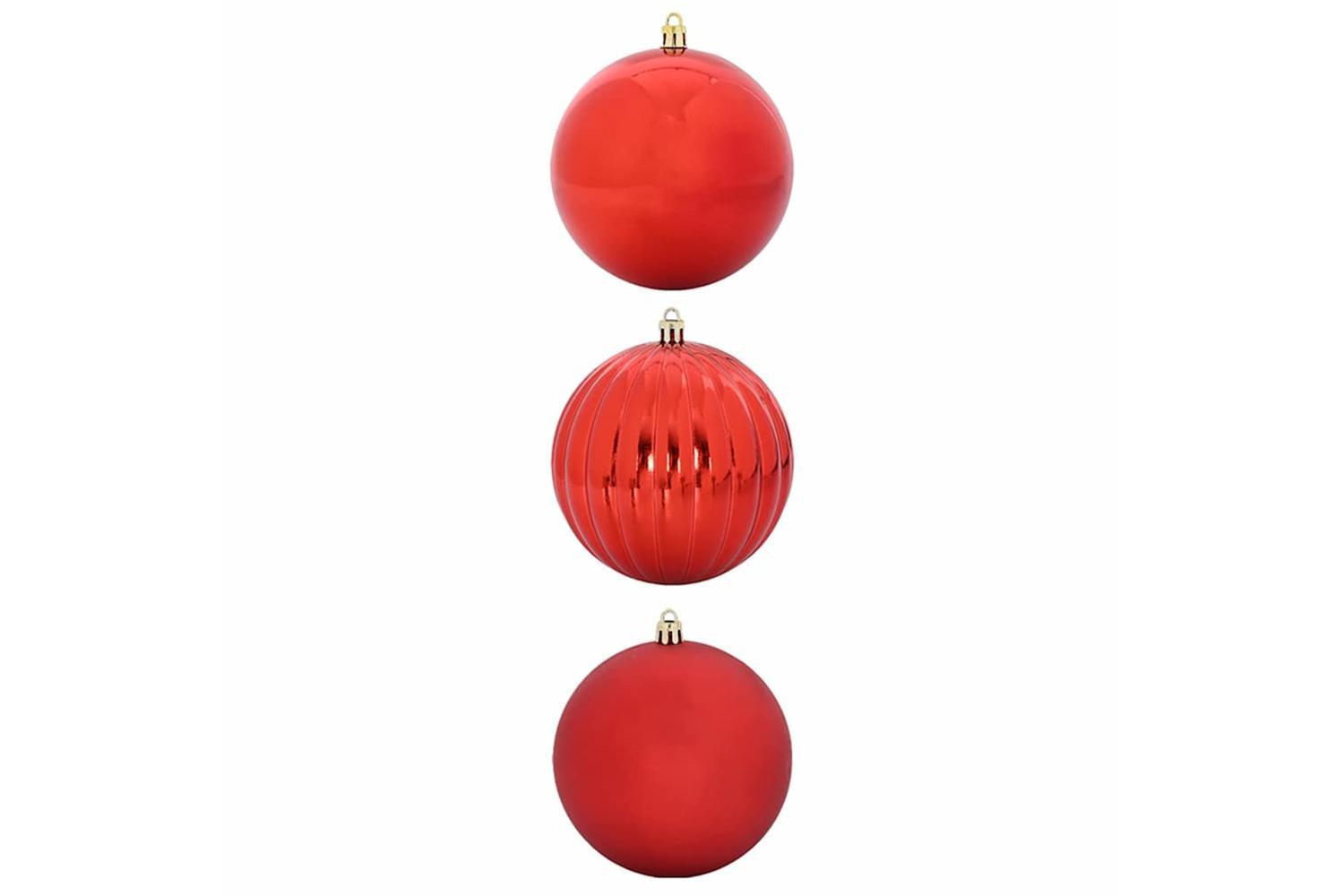 Vidaxl Christmas Bauble Set 3 Pcs Red-2