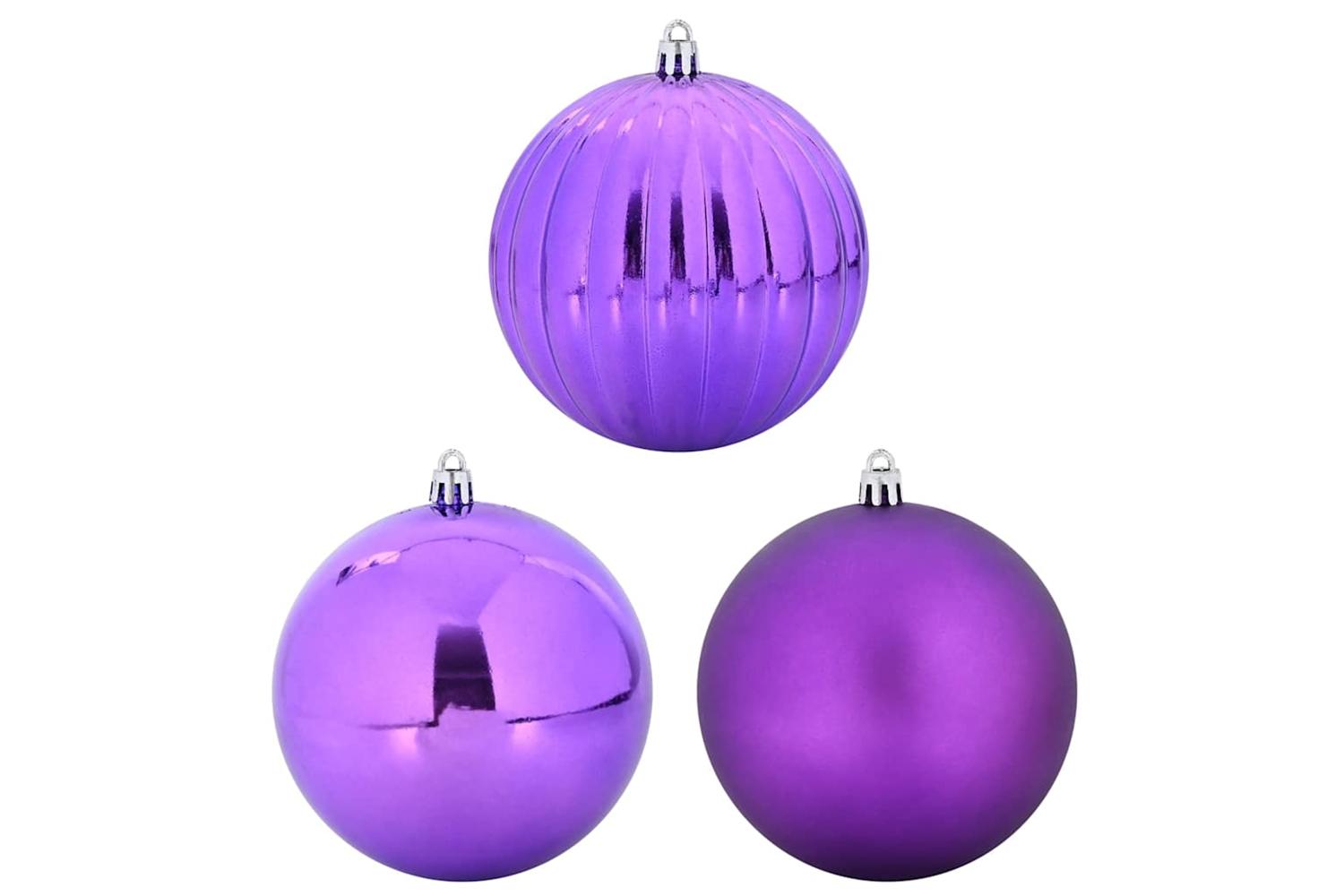 Vidaxl Christmas Bauble Set 15 Pcs Lilac-2