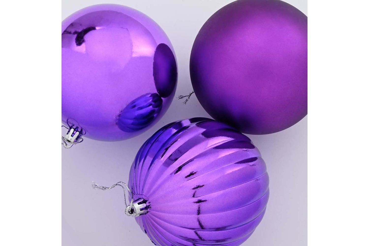 Vidaxl Christmas Bauble Set 15 Pcs Lilac-4