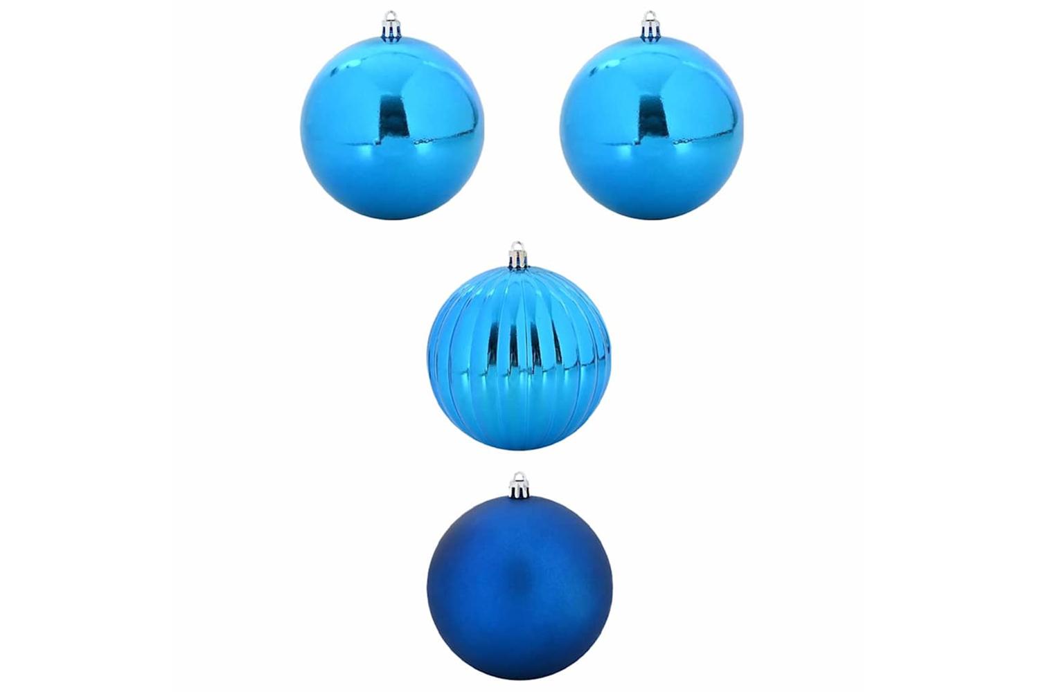Vidaxl Christmas Bauble Set 4 Pcs Blue-2