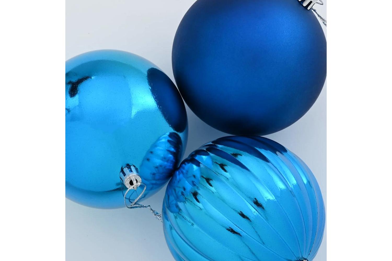 Vidaxl Christmas Bauble Set 4 Pcs Blue-4
