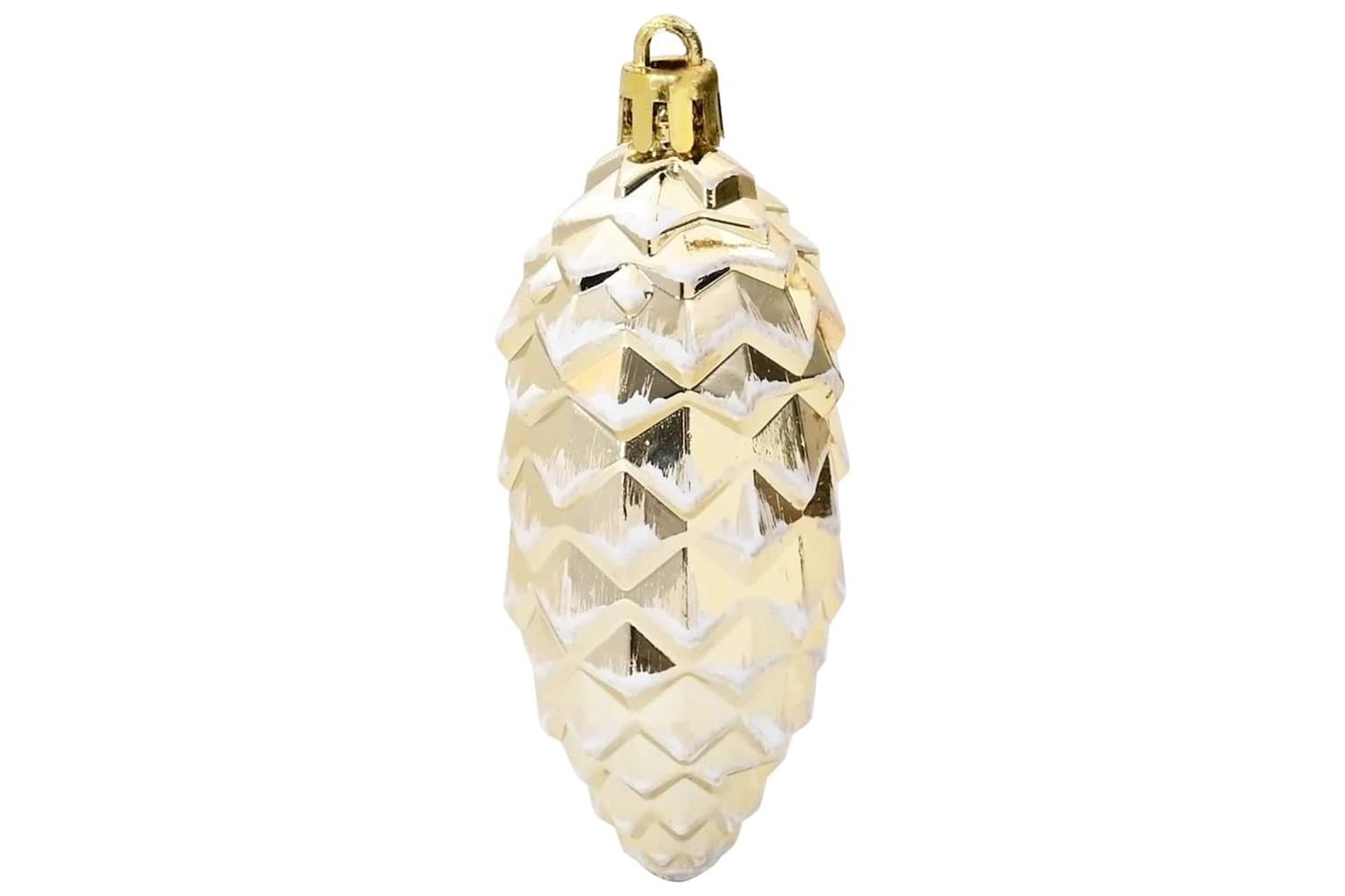 Vidaxl Christmas Pine Cone Ball 40 Pcs Gold-4