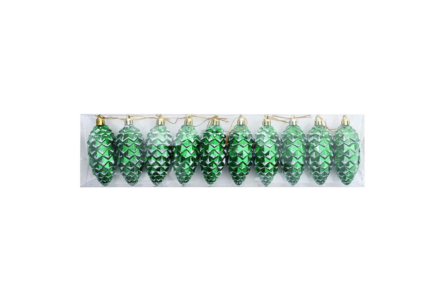 Vidaxl Christmas Pine Cone Ball 40 Pcs Green-3