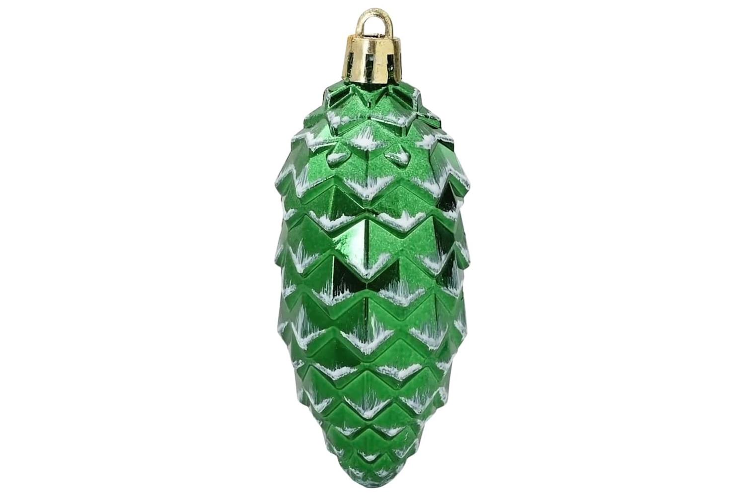 Vidaxl Christmas Pine Cone Ball 40 Pcs Green-4