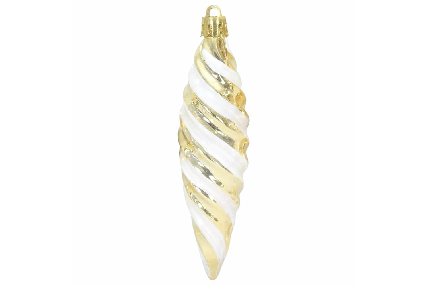 Vidaxl Christmas Spiral Shape Ball 40 Pcs Gold-4