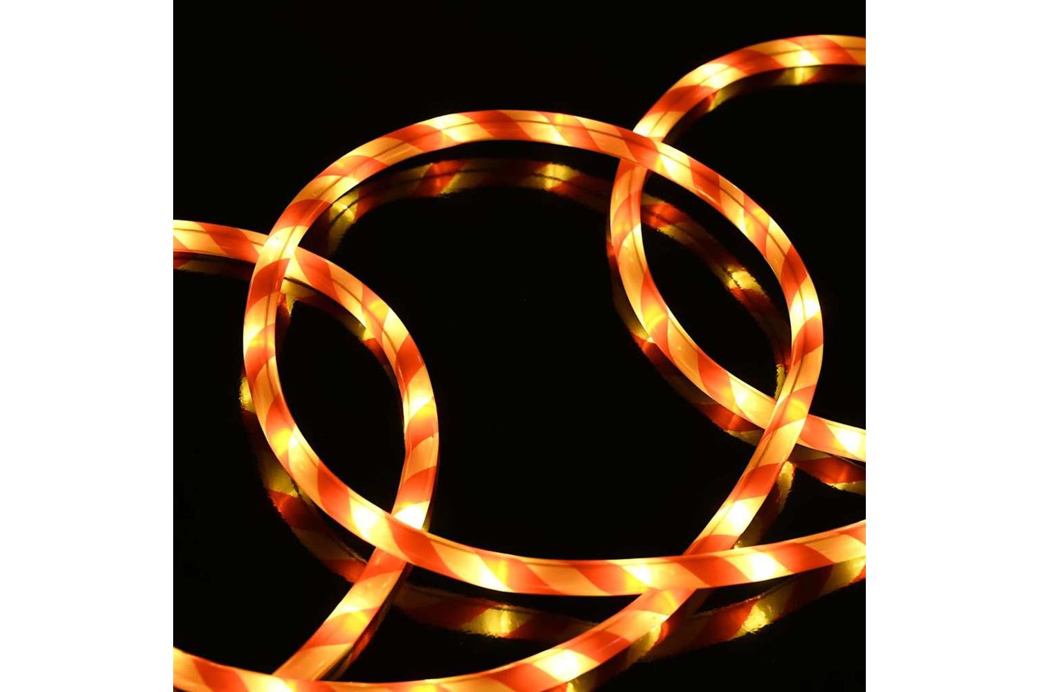 Vidaxl Rope Light With 240 Leds Warm White 10 M Pvc-8
