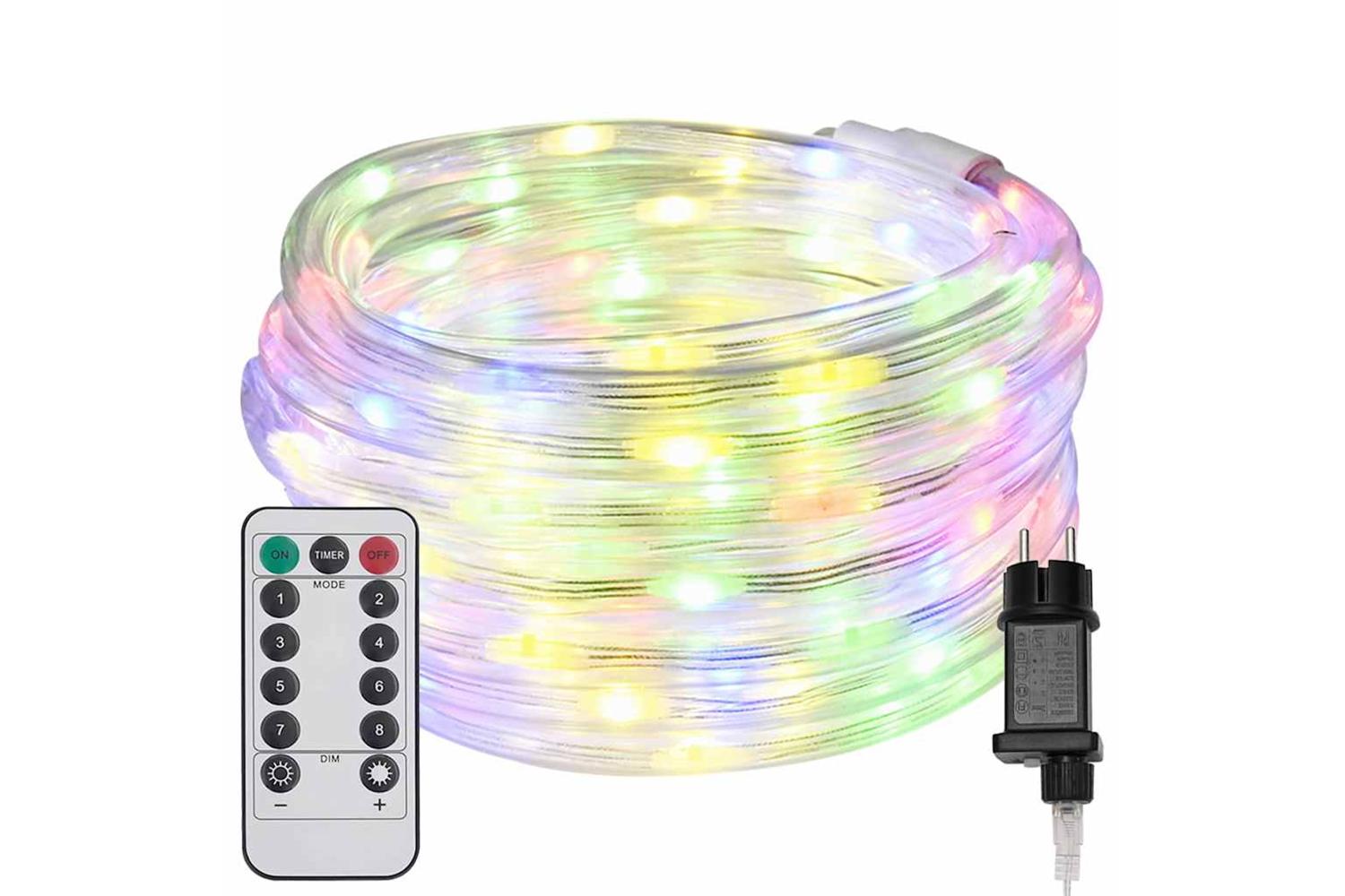 Vidaxl Rope Light With 480 Leds Multicolour 20 M Pvc-2
