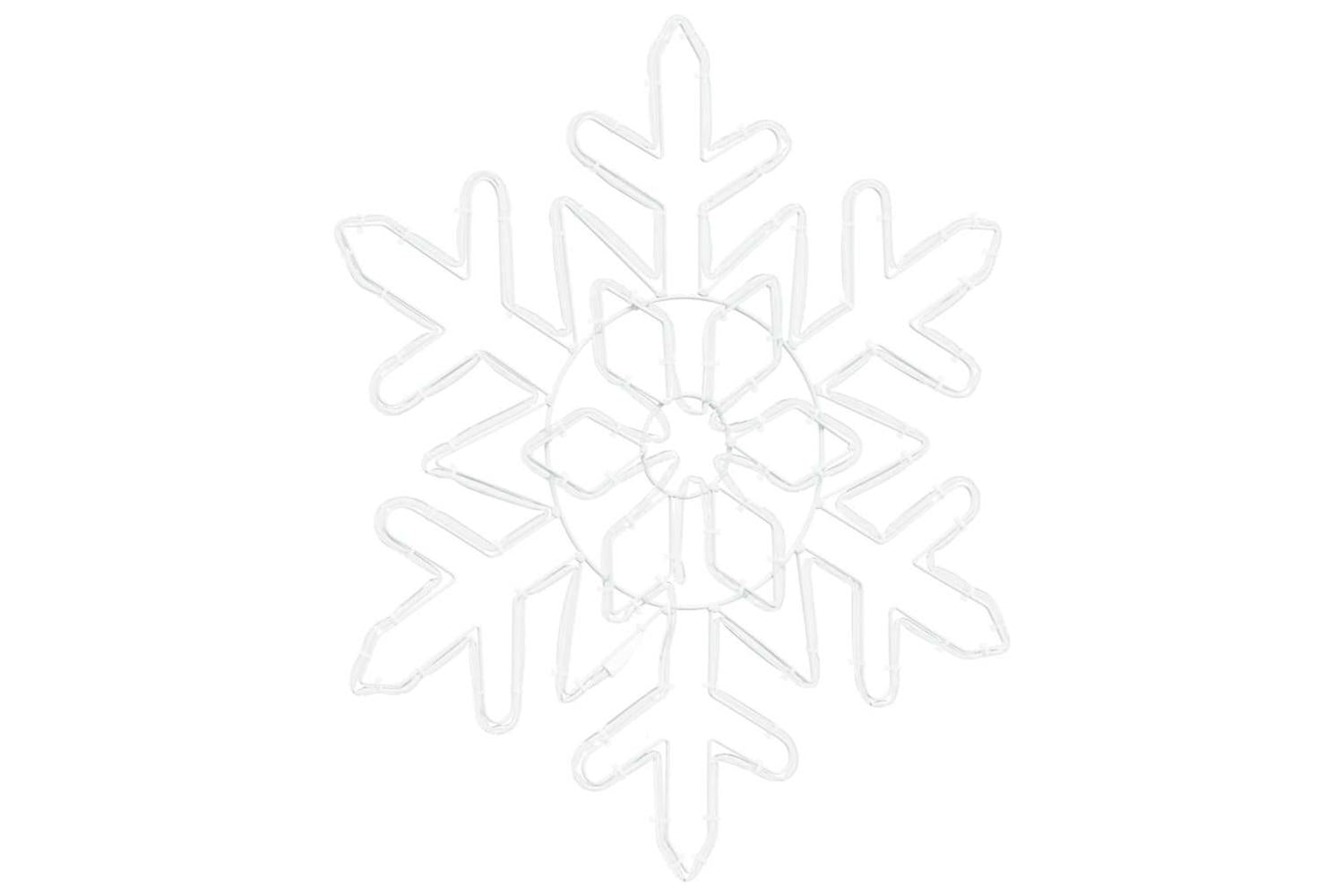 Vidaxl Christmas Snowflake With 156 Leds Blue 555 X 555 X 075cm Pvc-5