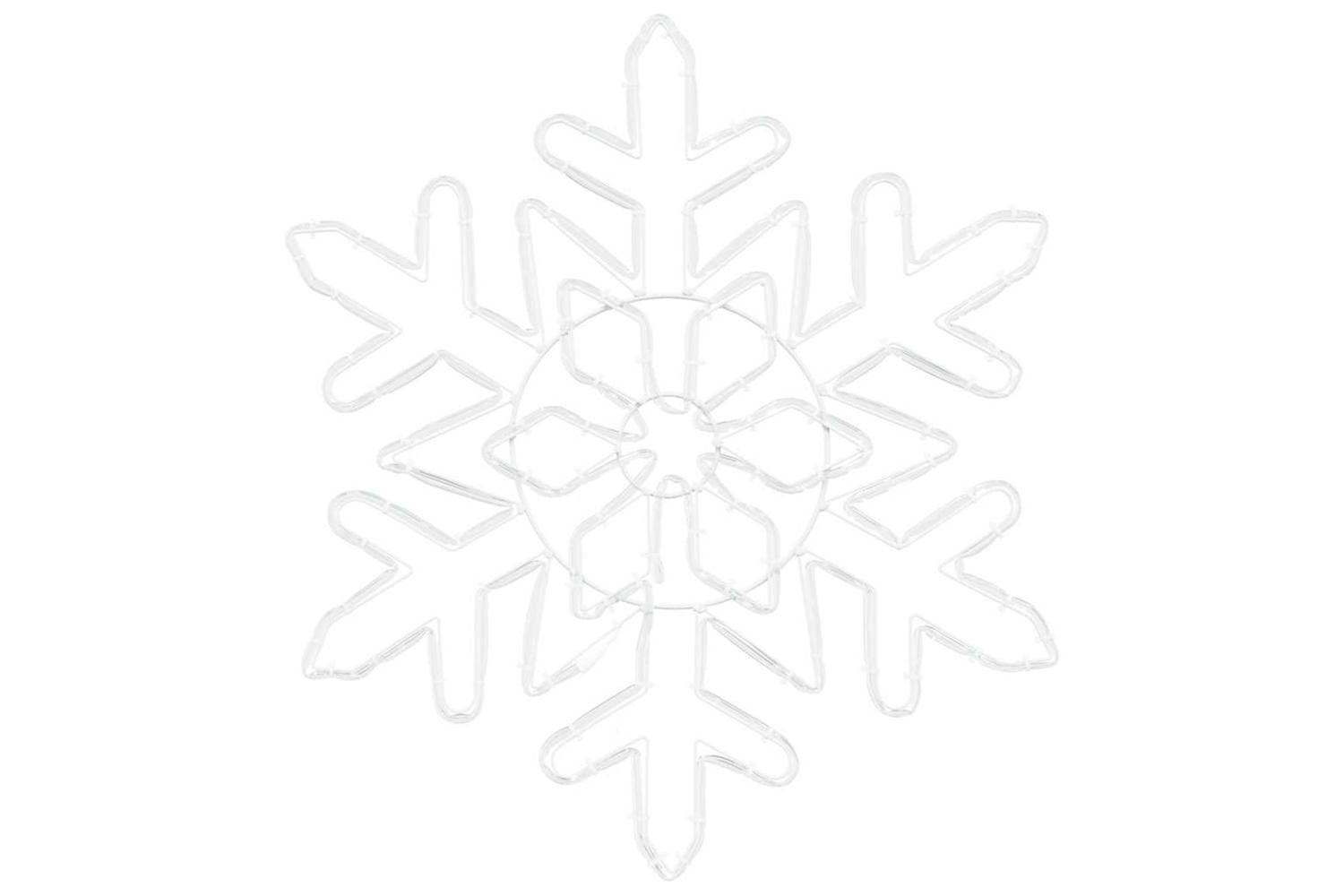 Vidaxl Christmas Snowflake With 156 Leds Blue 555 X 555 X 075cm Pvc-6