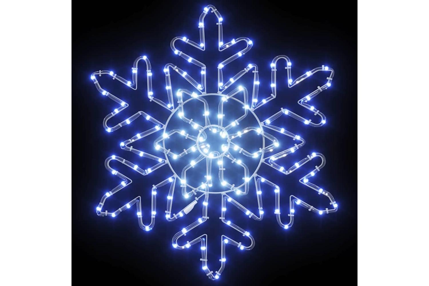 Vidaxl Christmas Snowflake With 156 Leds Blue 555 X 555 X 075cm Pvc-7