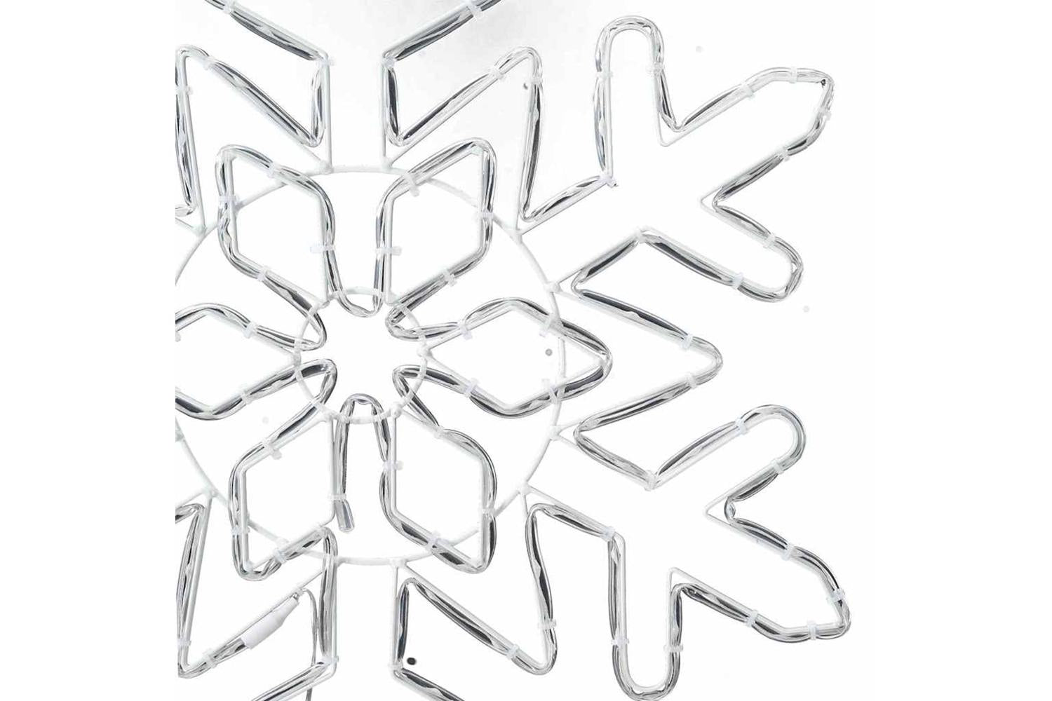 Vidaxl Christmas Snowflake With 156 Leds Blue 555 X 555 X 075cm Pvc-8