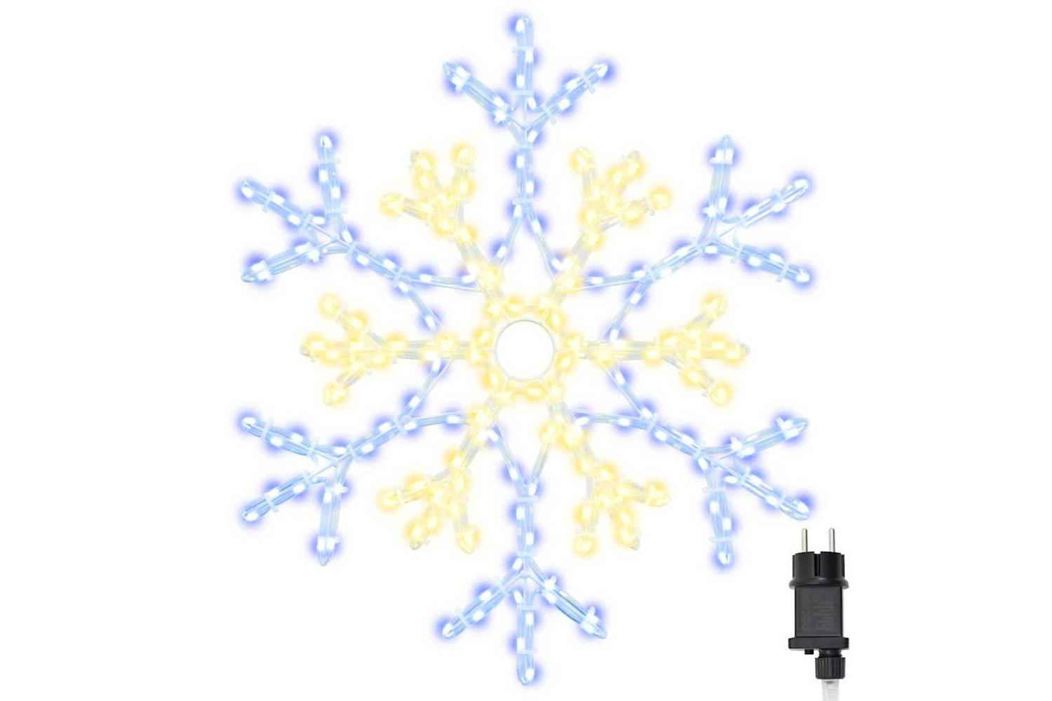 Vidaxl Christmas Snowflake Warm White 56 X 49 X 07 Cm Pvc-2