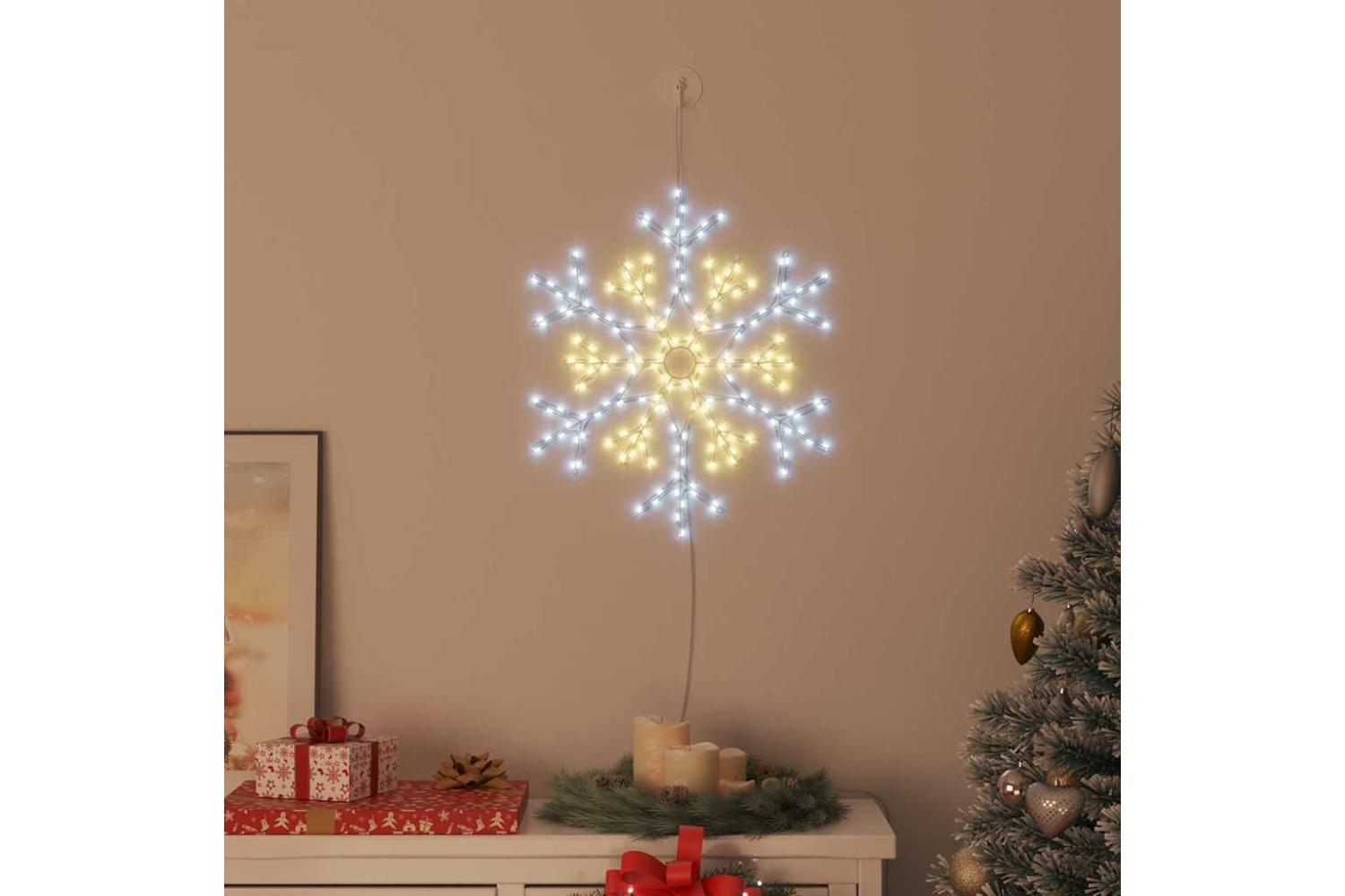 Vidaxl Christmas Snowflake Warm White 56 X 49 X 07 Cm Pvc-3
