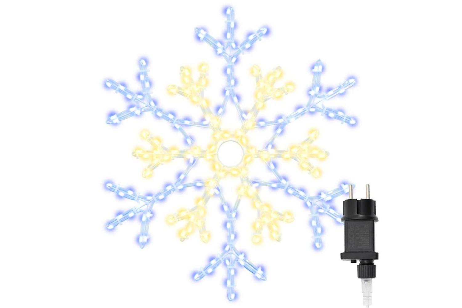 Vidaxl Christmas Snowflake Warm White 56 X 49 X 07 Cm Pvc-4