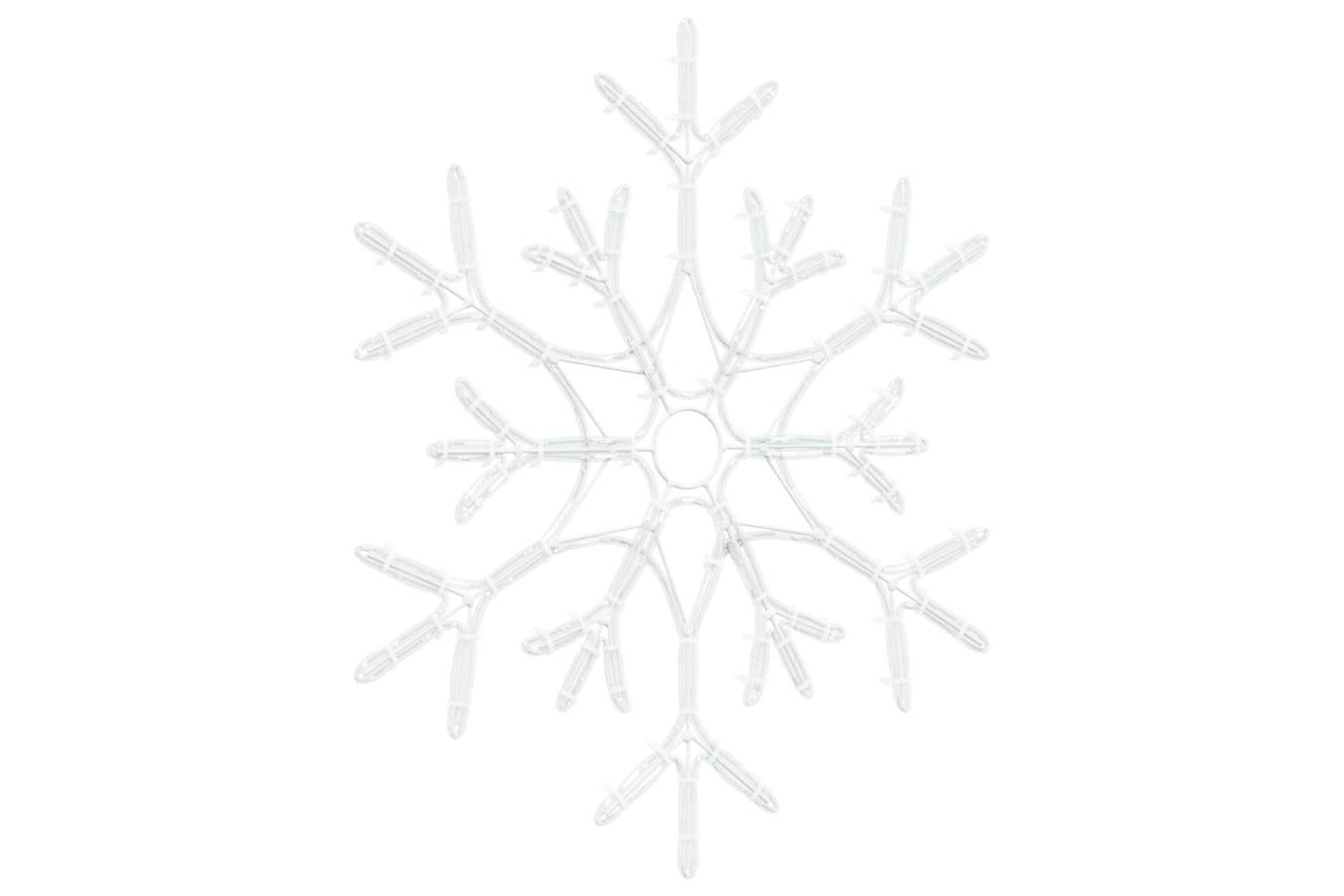 Vidaxl Christmas Snowflake Warm White 56 X 49 X 07 Cm Pvc-5