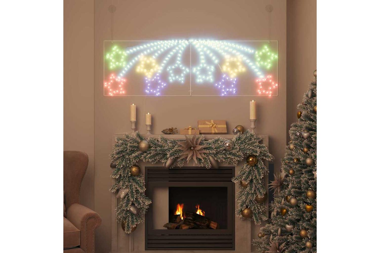 Vidaxl Christmas Star With 432 Leds Multicolour 180 X 57 Cm Pvc-3